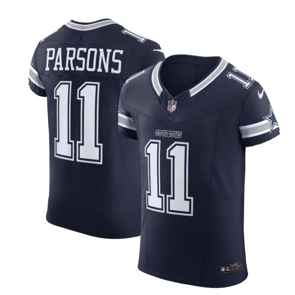 NWOT - Micah Parsons - Cowboys Nike Vapor F.U.S.E. Elite Jersey - Navy - Size 40 - Picture 1 of 8